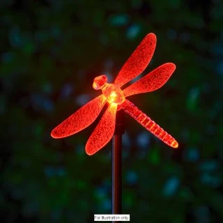 B&M Colour Changing Solar Stake Light - Dragonfly - Image 2