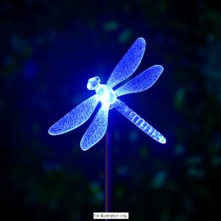 B&M Colour Changing Solar Stake Light - Dragonfly - Image 3