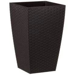 Brown Rattan Effect Decorative Planter 45cm