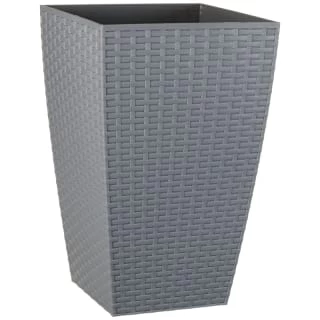 B&M Grey Rattan Effect Decorative Planter 45cm