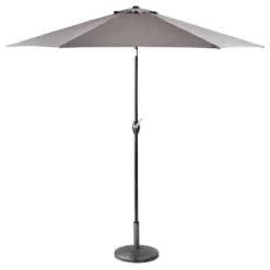 Crank Handle Parasol 2.7m - Grey