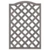 Curved Framed Diamond Trellis - Grey