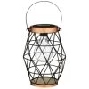B&M Metal Hexagonal Solar Lantern - Copper