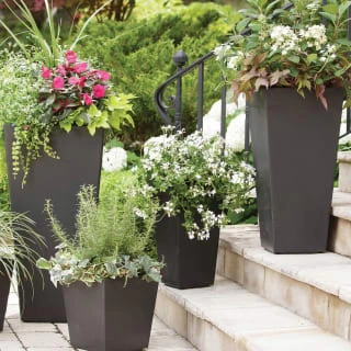 B&M Sonata Planter 33cm - Slate - Image 2