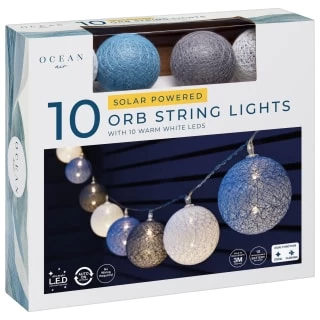 B&M 10 Orb Solar String Lights - Image 3