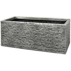 B&M Slate Effect Trough Planter