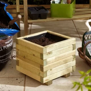 Astmoor Square Planter 30 X 30 X 27cm - Image 2