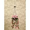 Solar Powered Artificial Floral Hanging Basket