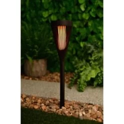 Santorini Flame Effect Post Lights 3pk